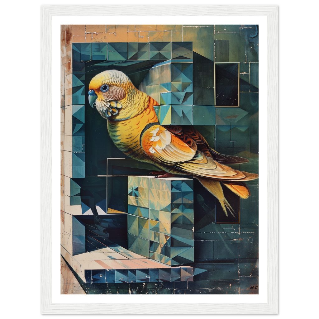 Budgerigar - M. C. Escher - Poster