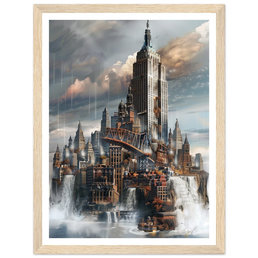 The Empire State Building - Salvador Dalí - Poster