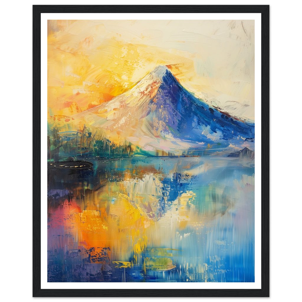 Mount Fuji - Claude Monet - Poster