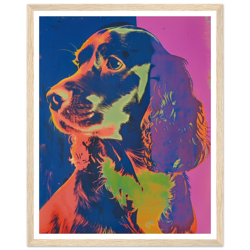 English Cocker Spaniel - Andy Warhol - Poster