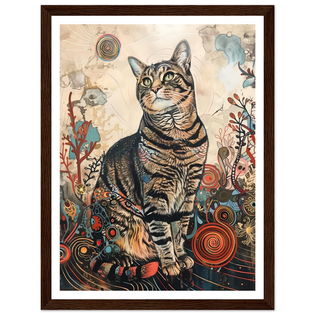 Tabby Cat - Salvador Dalí - Poster