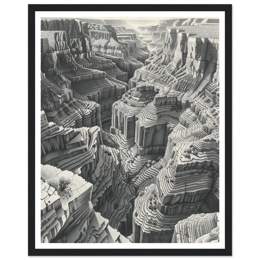 Grand Canyon - M. C. Escher - Poster