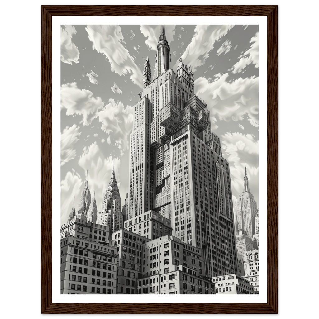 The Empire State Building - M.C. Escher - Poster