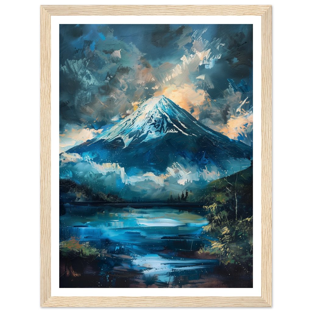 Mount Fuji - Rembrandt - Poster