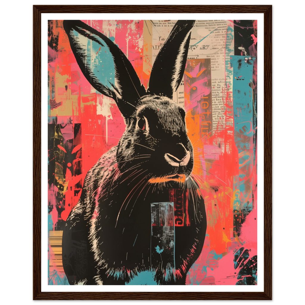 Black Rabbit - Andy Warhol - Poster