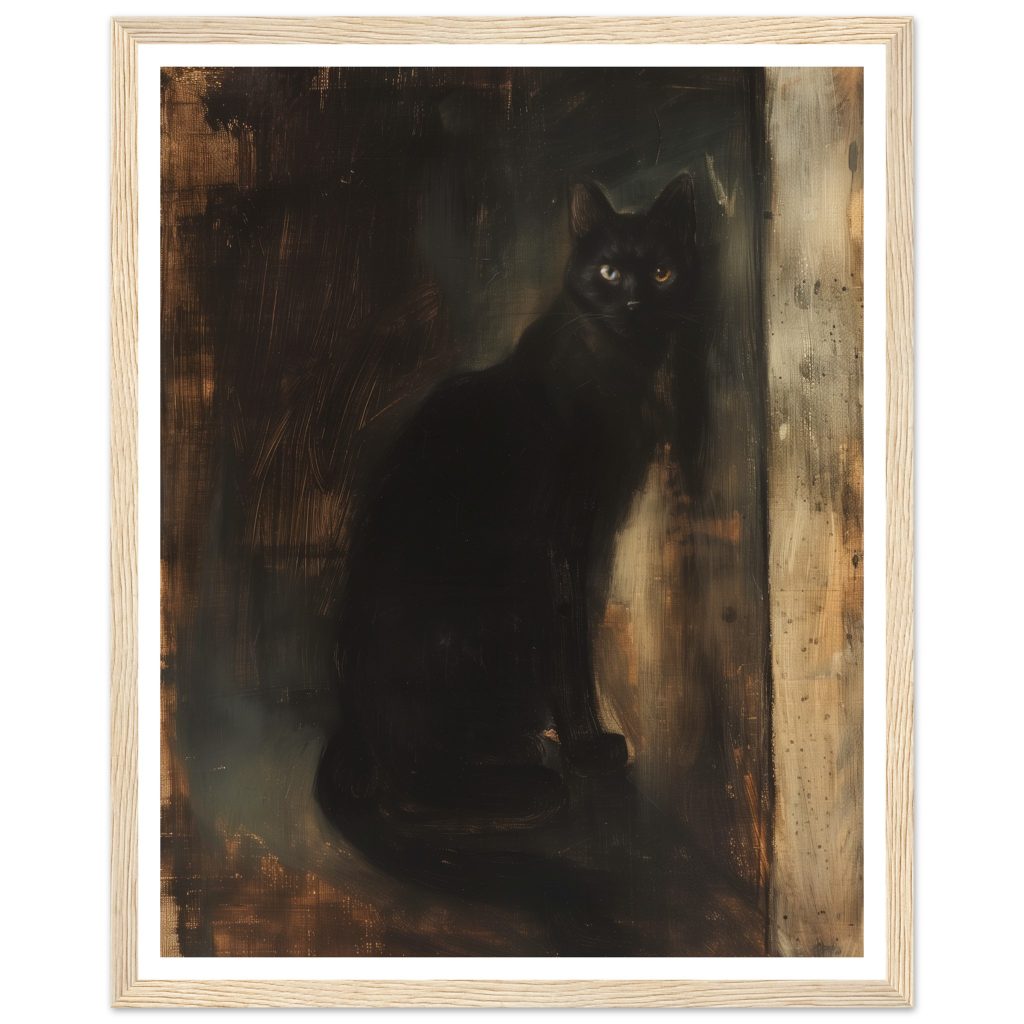 Black Cat - Leonardo da Vinci - Poster