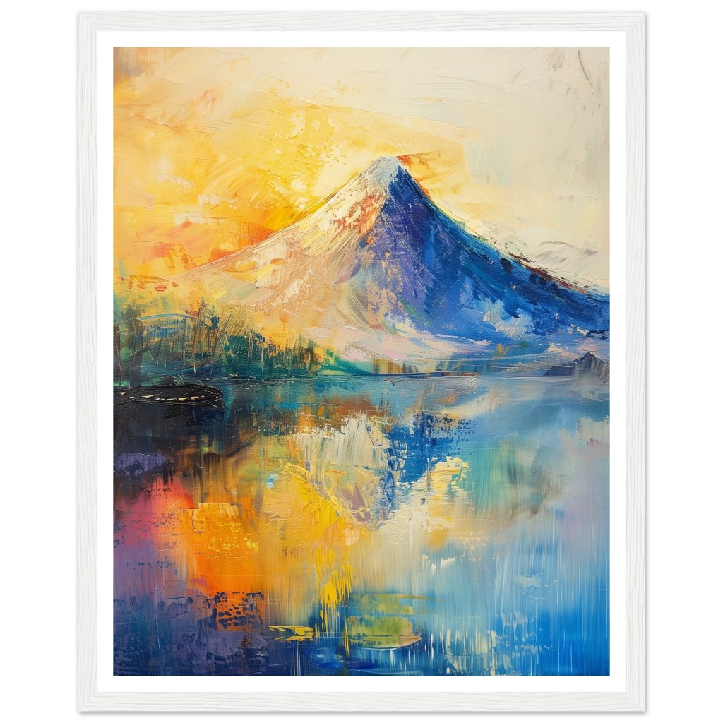 Mount Fuji - Claude Monet - Poster