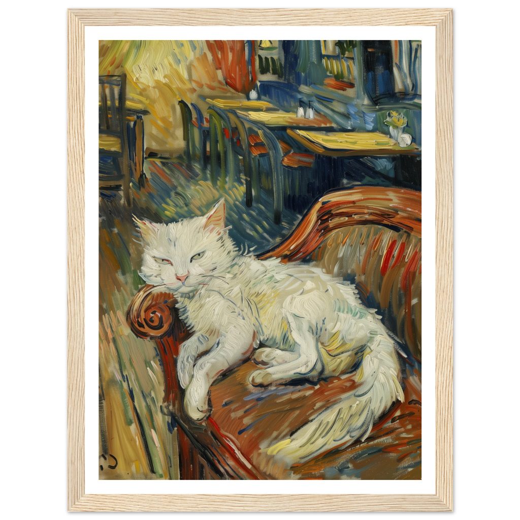 White Cat - Vincent van Gogh - Poster