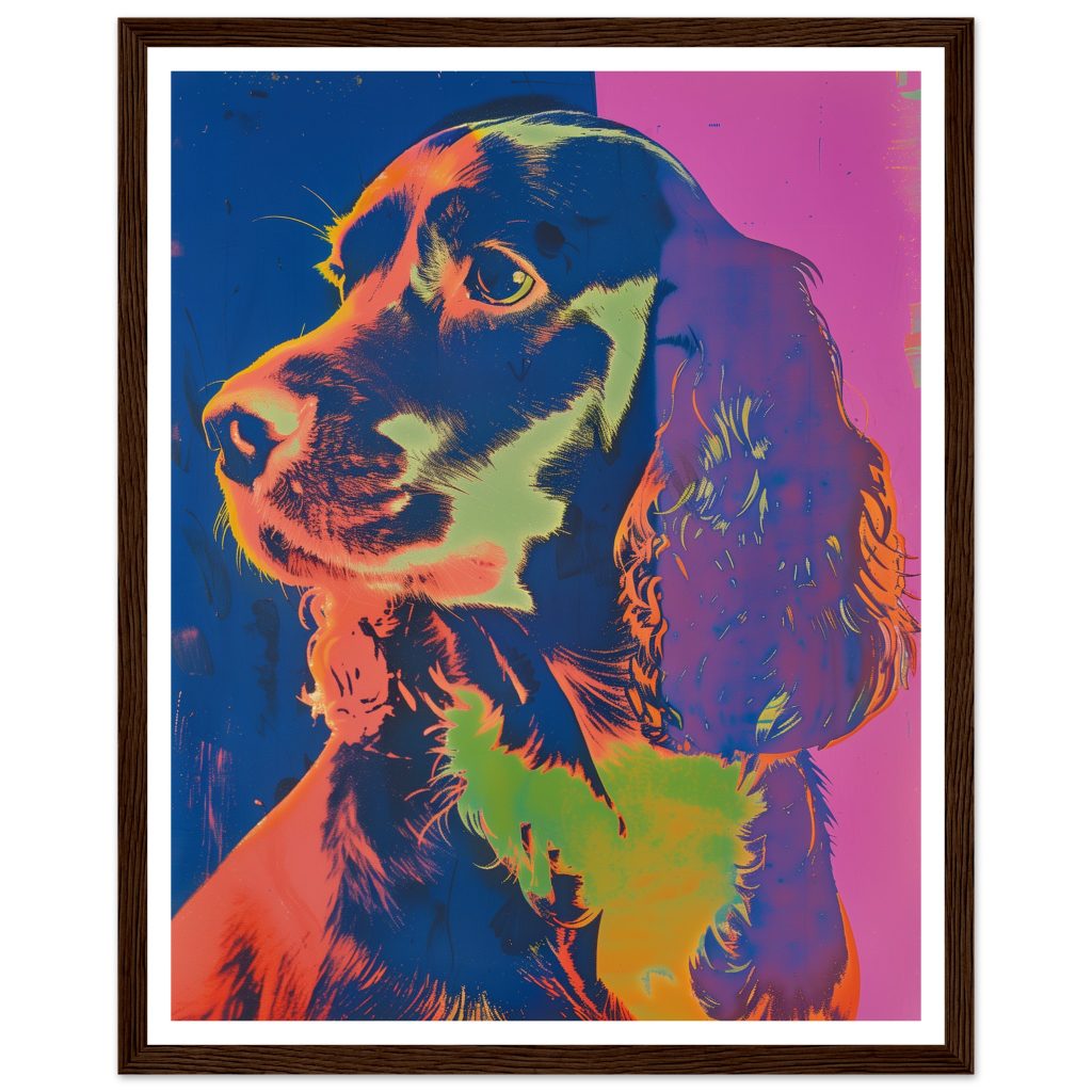 English Cocker Spaniel - Andy Warhol - Poster
