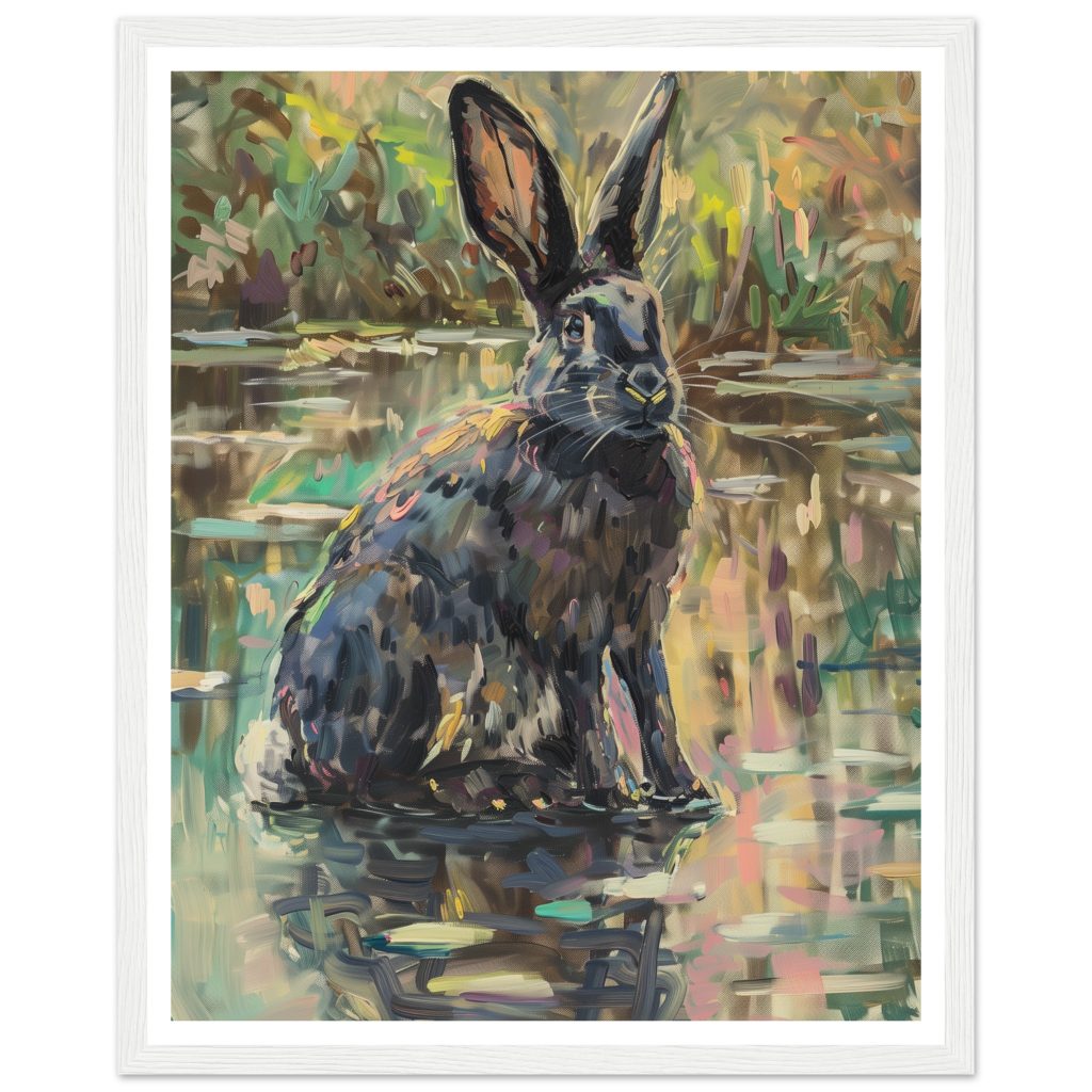Black Rabbit - Claude Monet - Poster