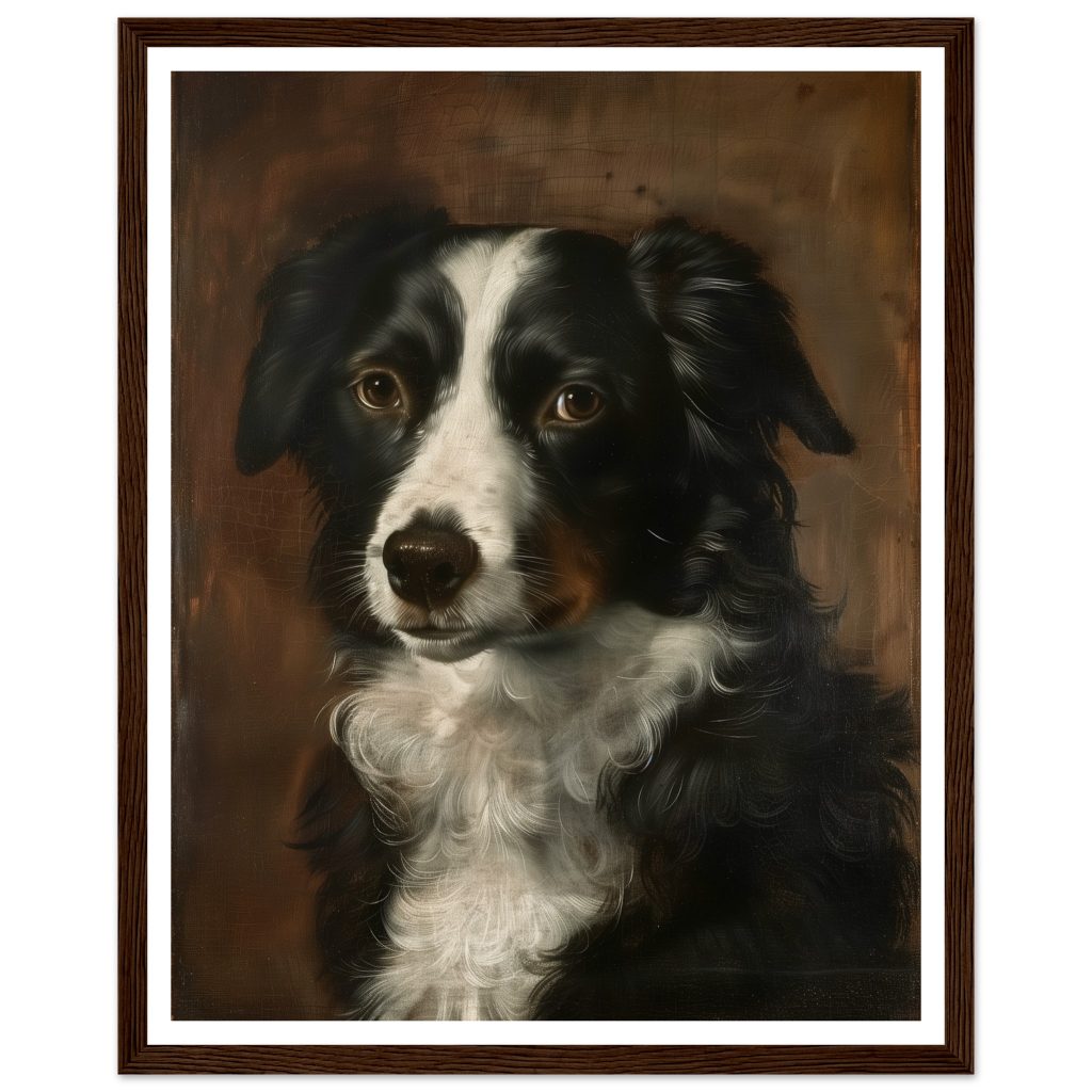 Border Collie - Leonardo da Vinci - Poster