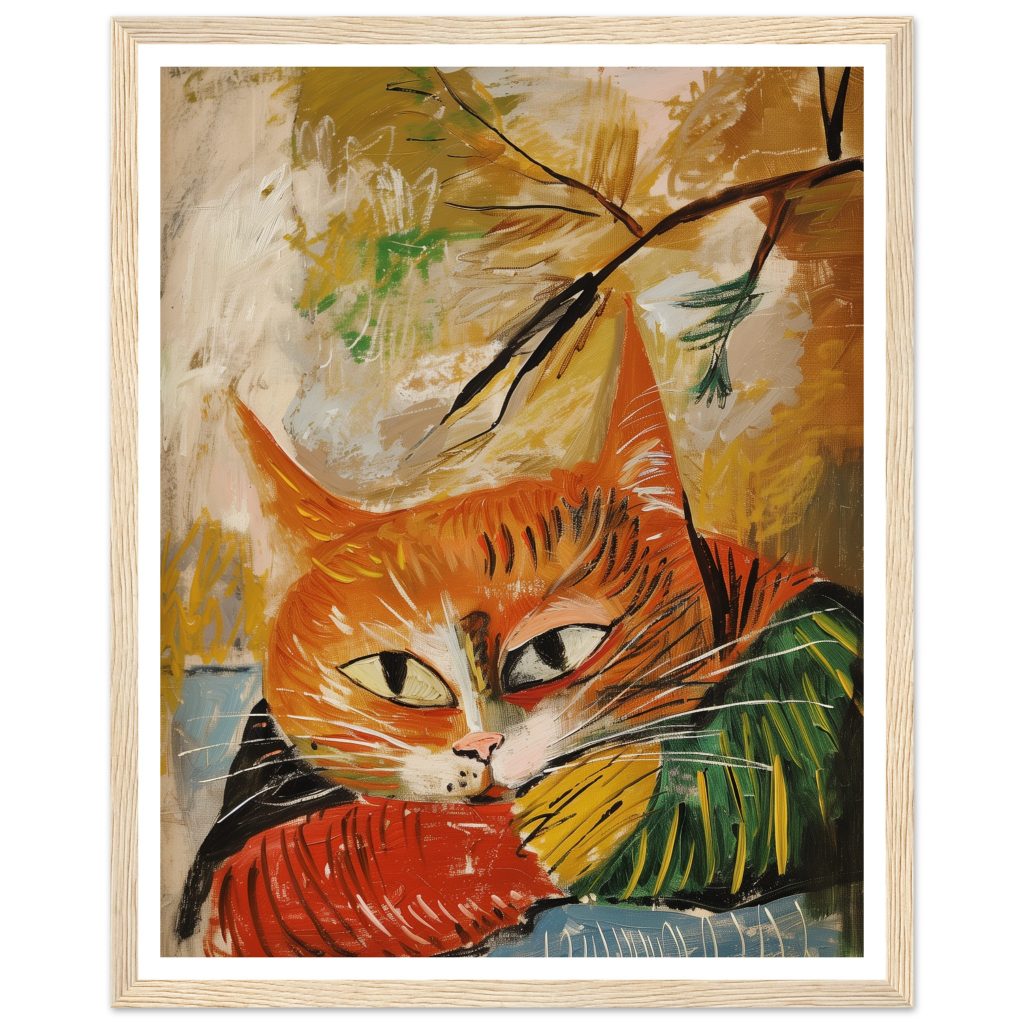 Ginger Cat - Pablo Picasso - Poster
