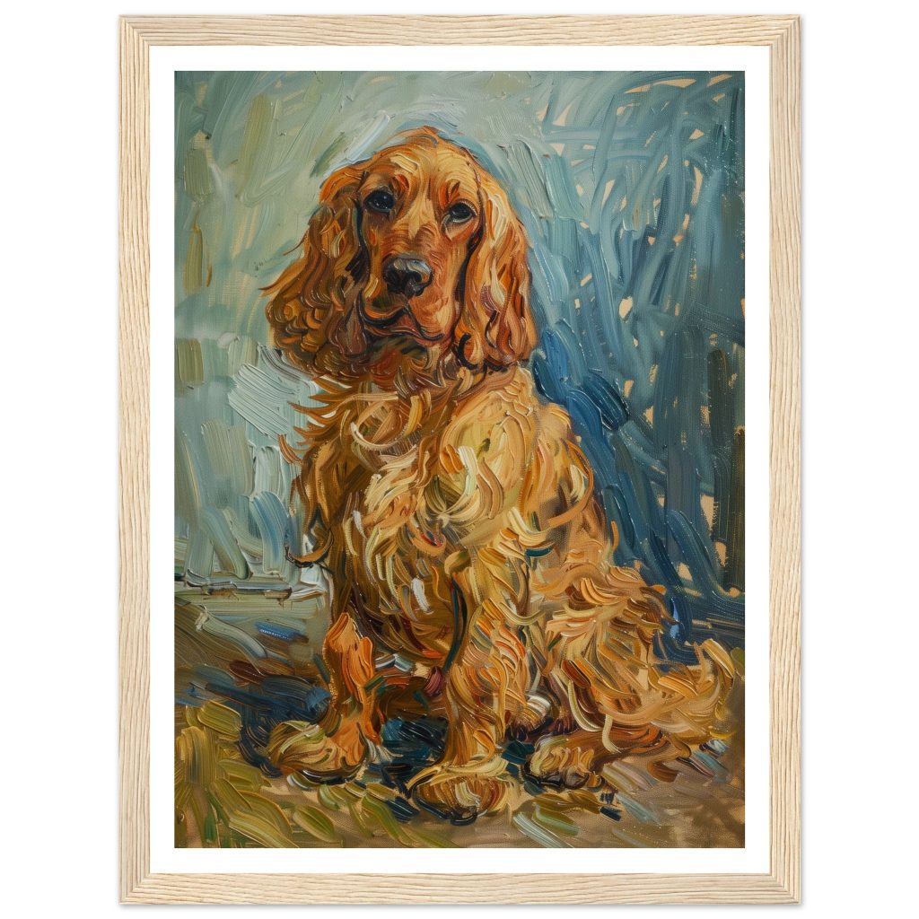 English Cocker Spaniel - Vincent van Gogh - Poster