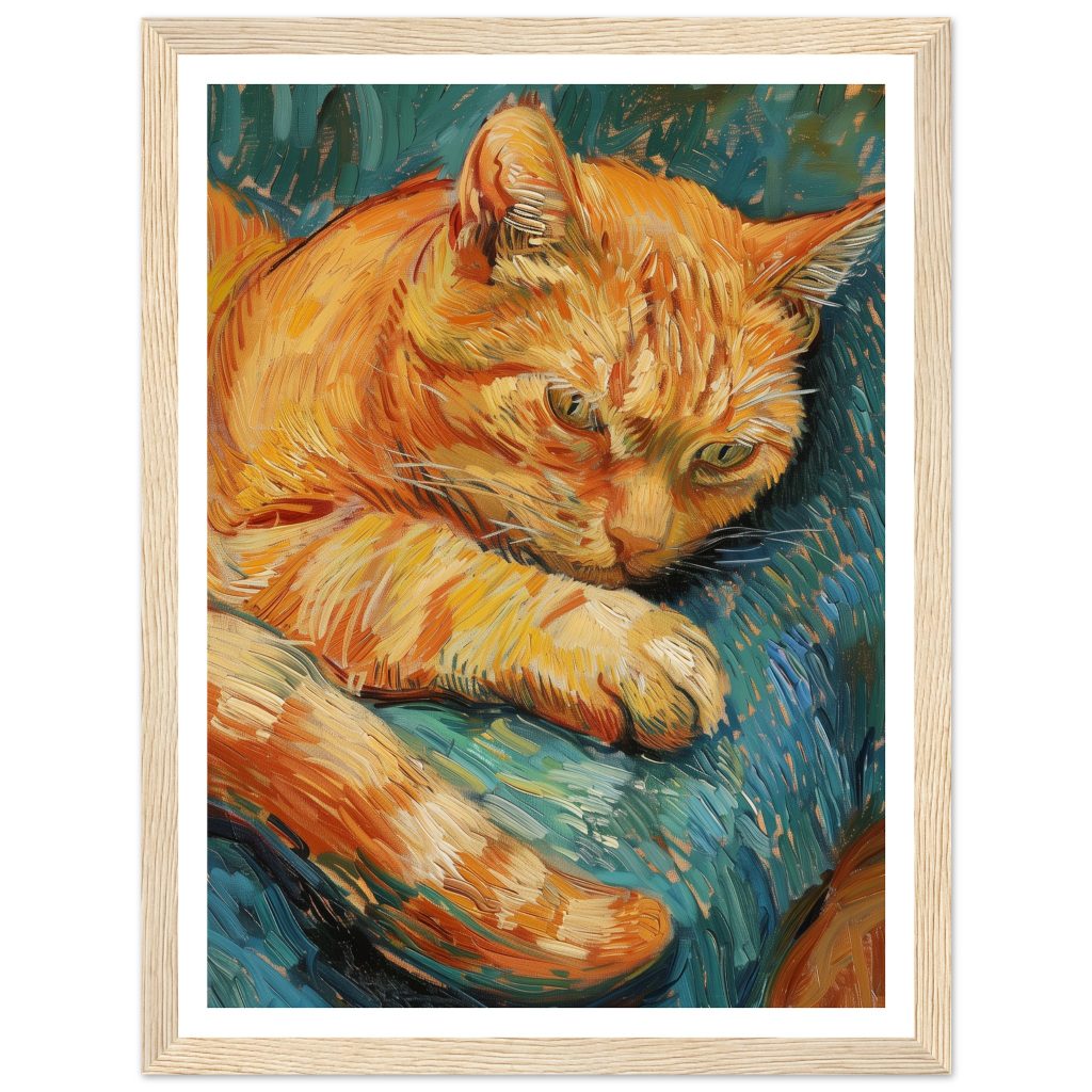 Ginger Cat - Vincent van Gogh - Poster