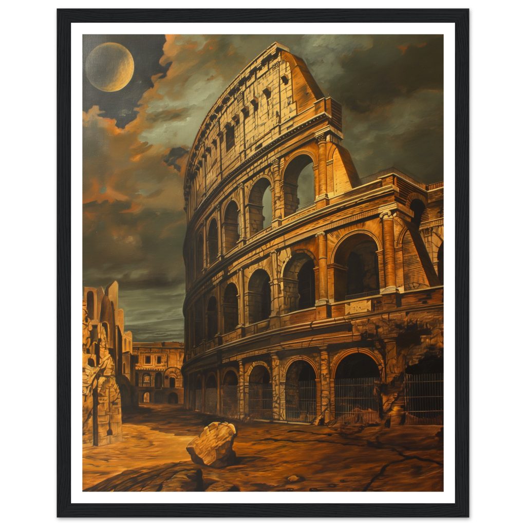 The Colosseum - Salvador Dalí - Poster