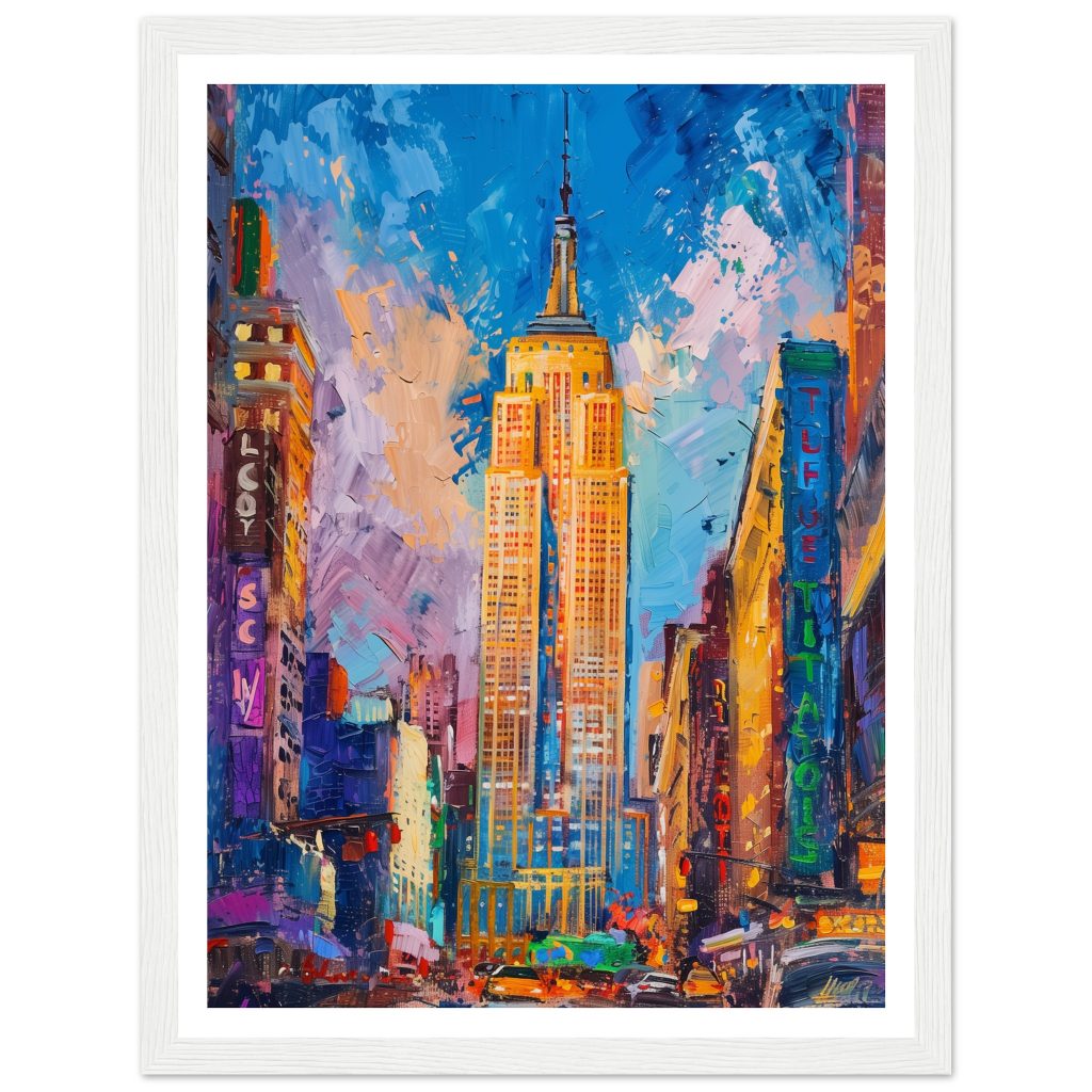 The Empire State Building - Claude Monet - Poster