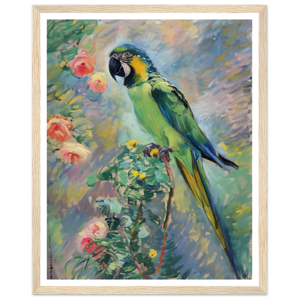 Parrot - Claude Monet - Poster