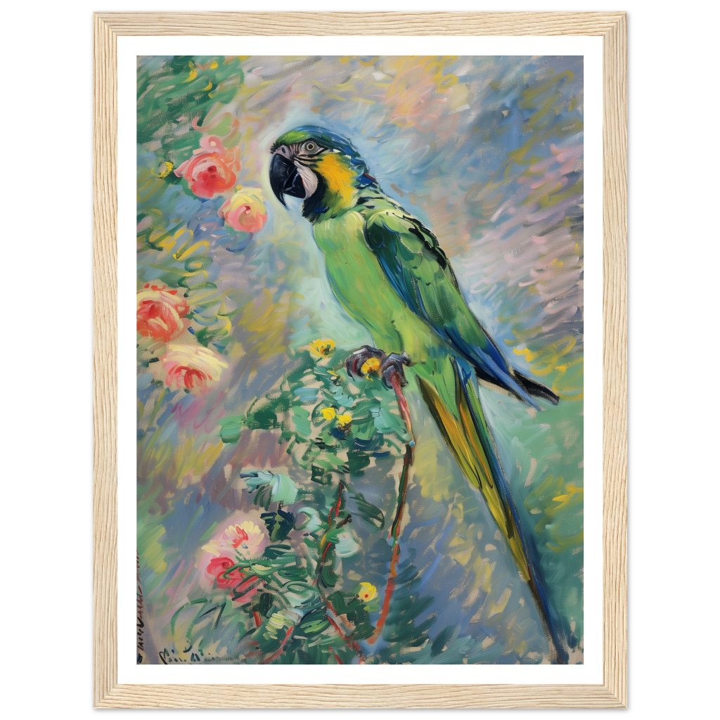 Parrot - Claude Monet - Poster