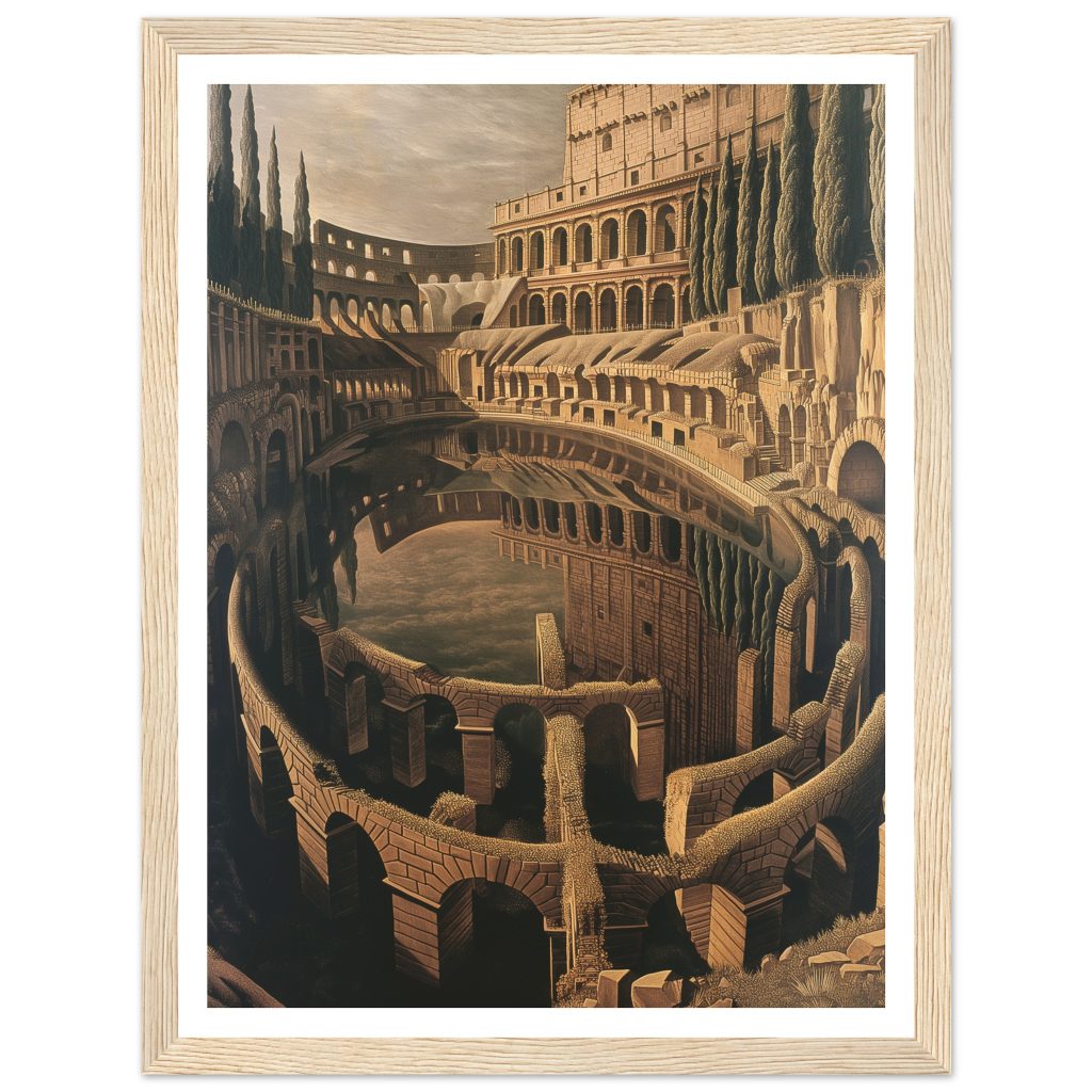 The Colosseum - M. C. Escher - Poster