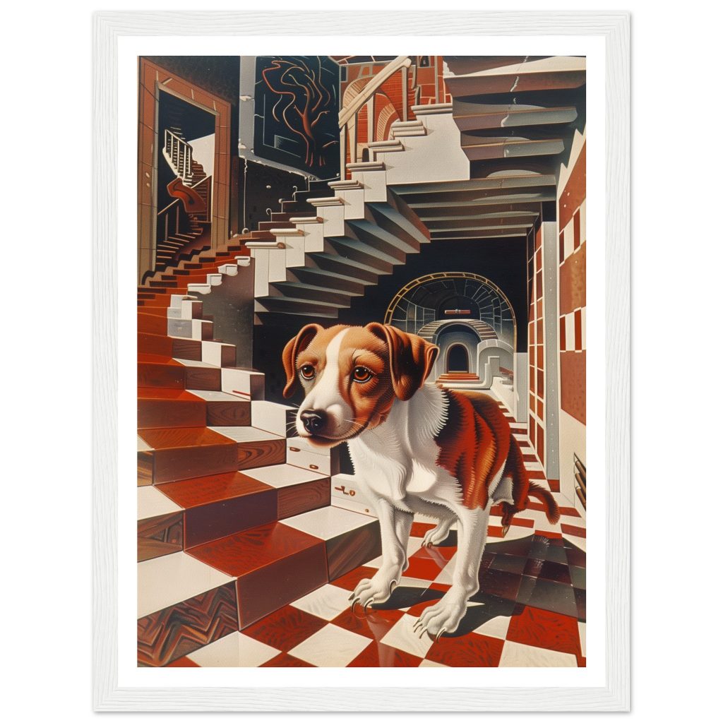 Jack Russell - M. C. Escher - Poster