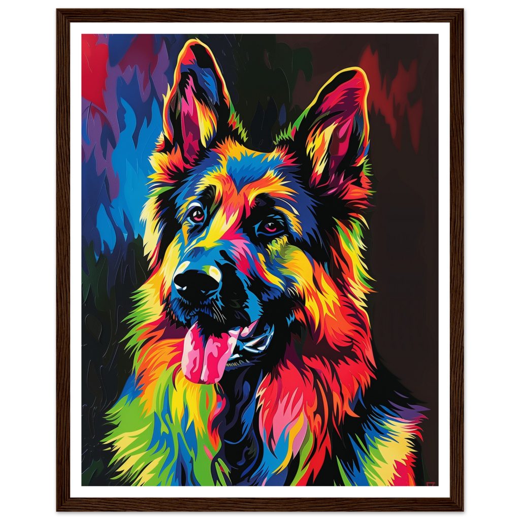 German Shepherd - Vincent van Gogh - Poster