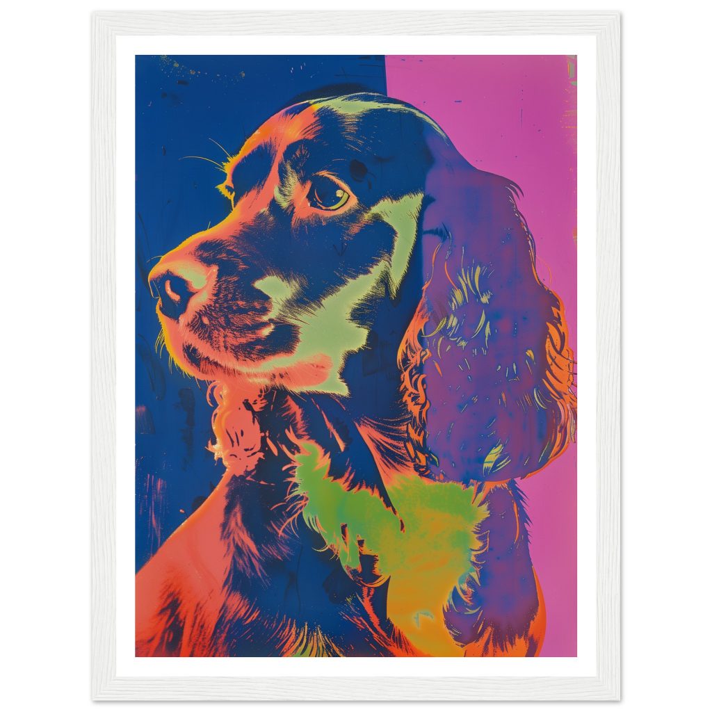 English Cocker Spaniel - Andy Warhol - Poster