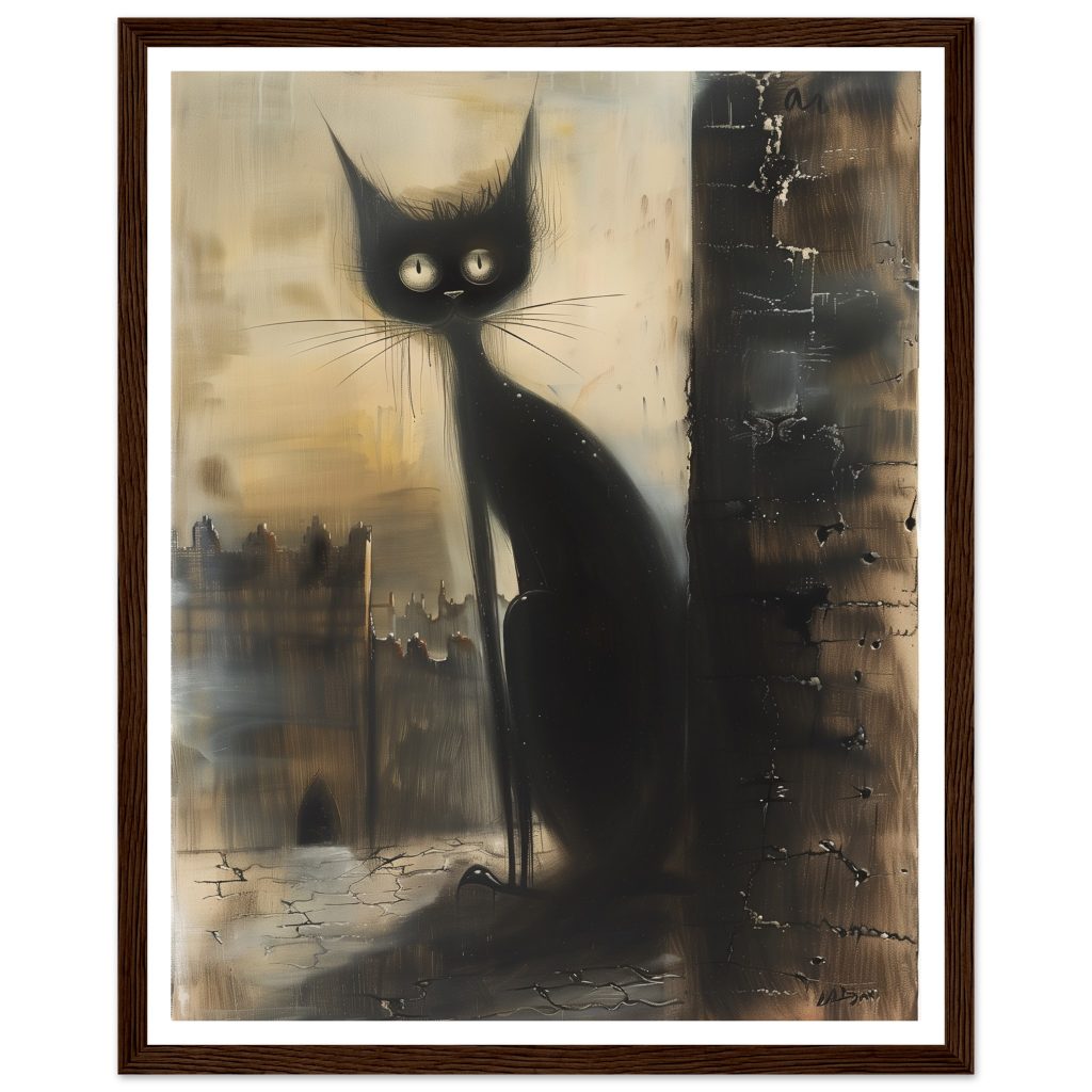 Black Cat - Salvador Dalí - Poster
