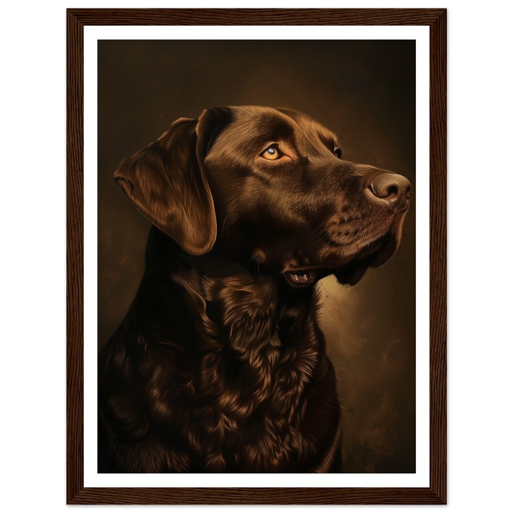 Brown Labrador - Rembrandt - Poster