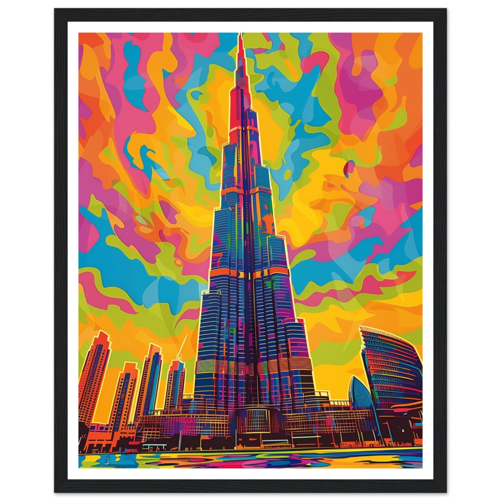 Burj Khalifa - Andy Warhol - Poster