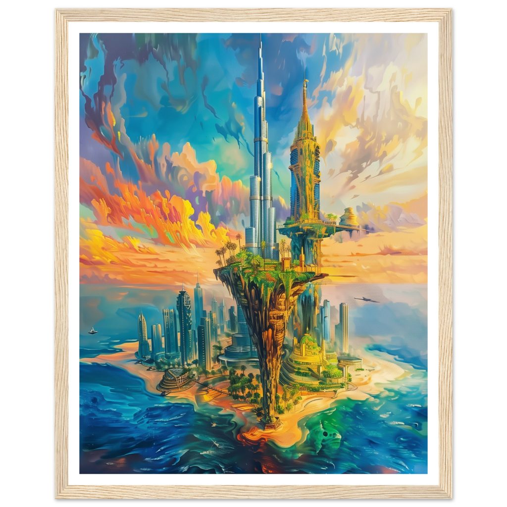Burj Khalifa - Salvador Dalí - Poster