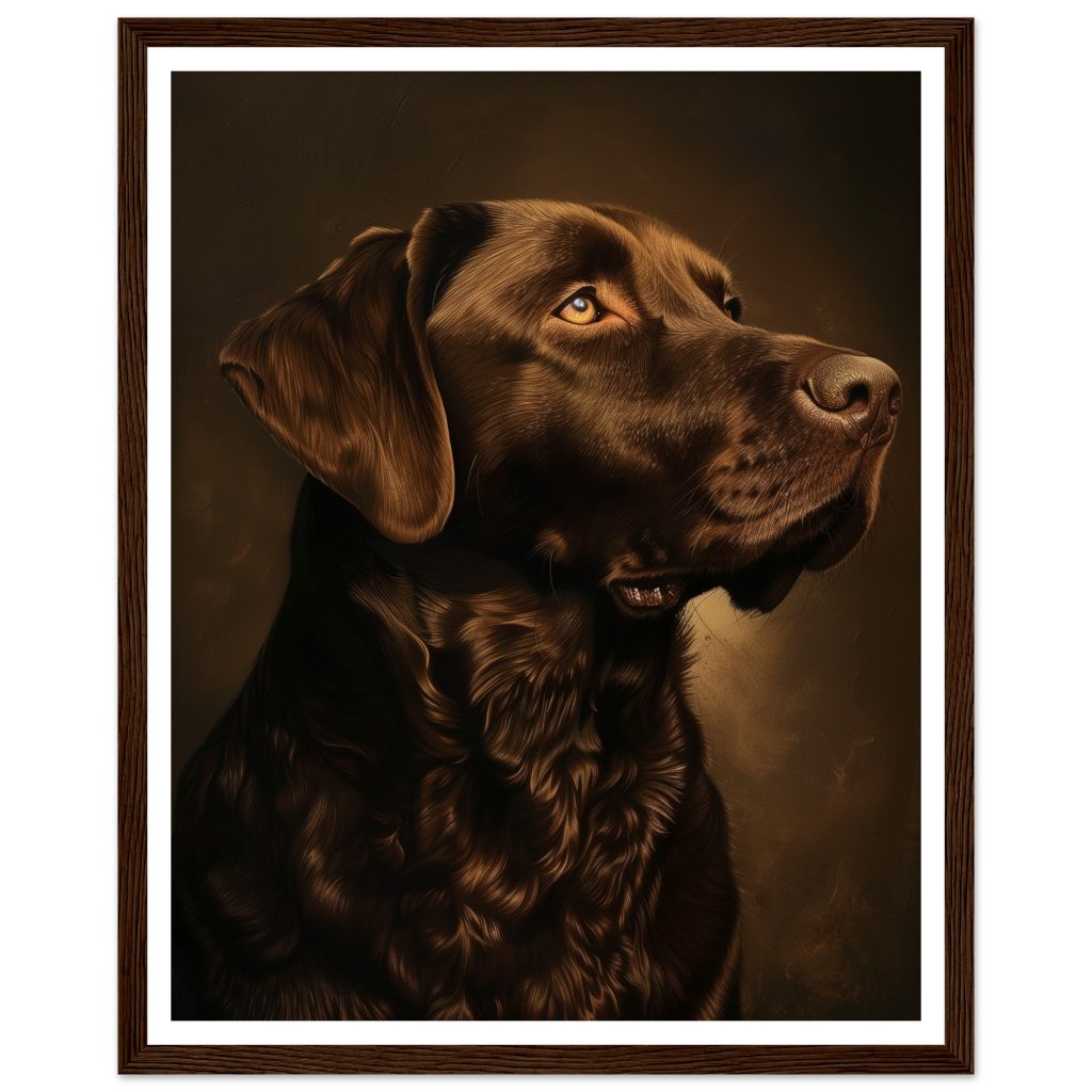 Brown Labrador - Rembrandt - Poster