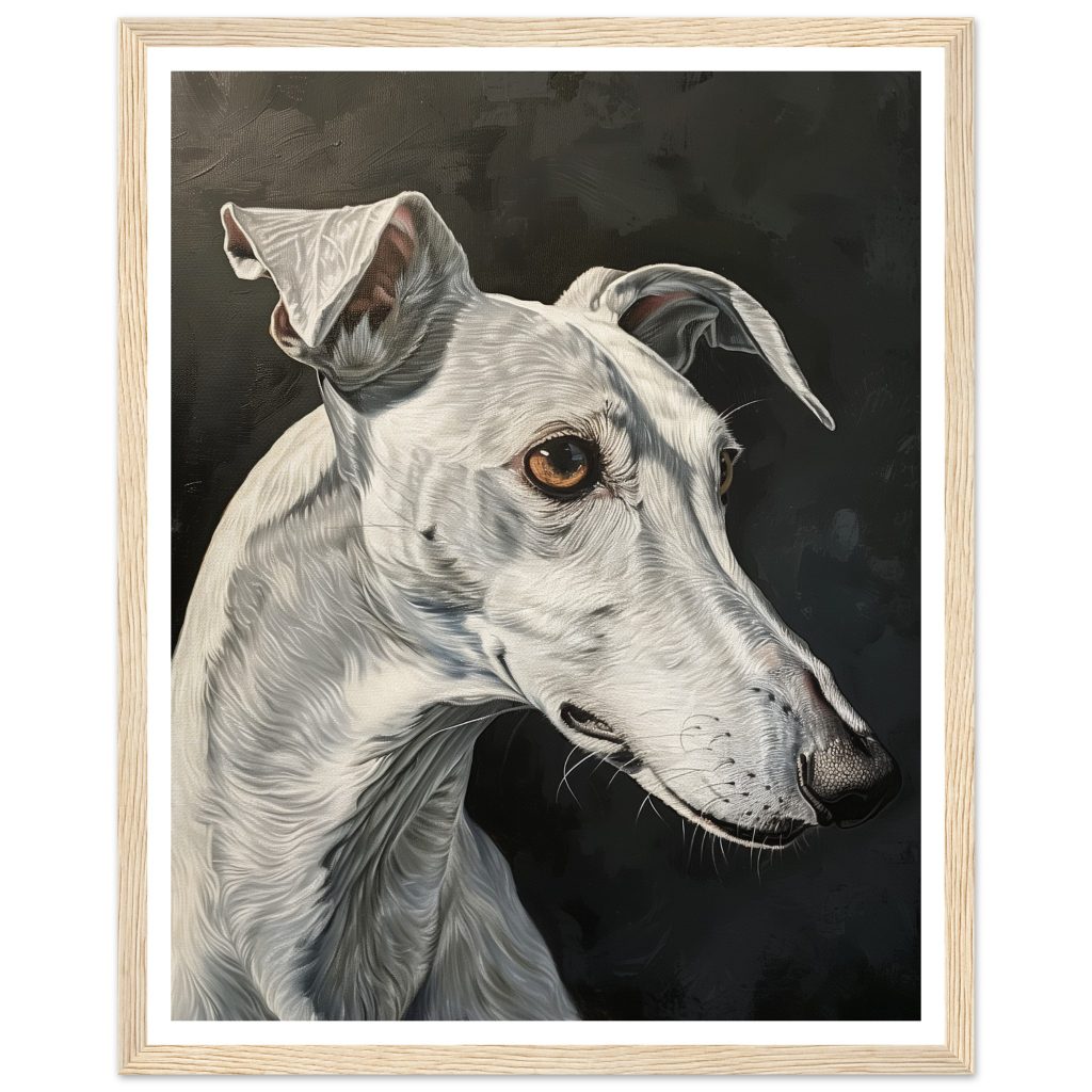 White Whippet - Rembrandt - Poster