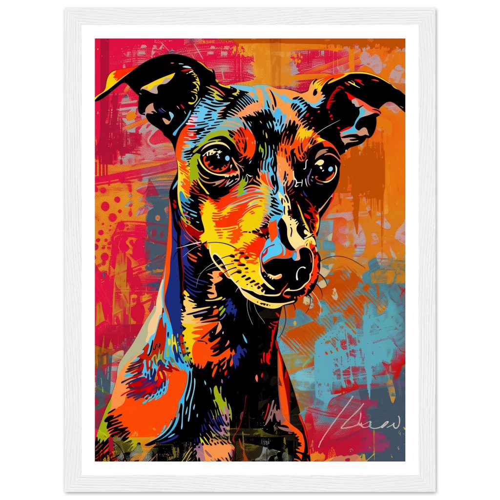 Brown Whippet - Andy Warhol - Poster