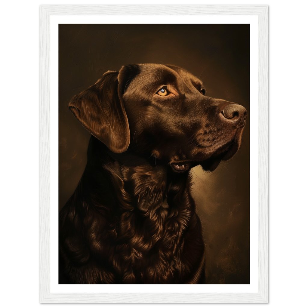 Brown Labrador - Rembrandt - Poster