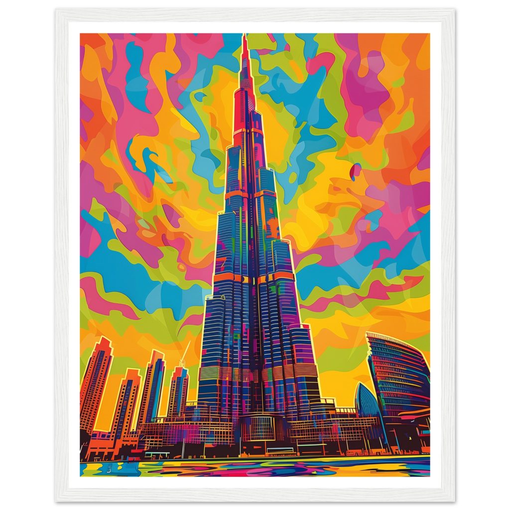 Burj Khalifa - Andy Warhol - Poster
