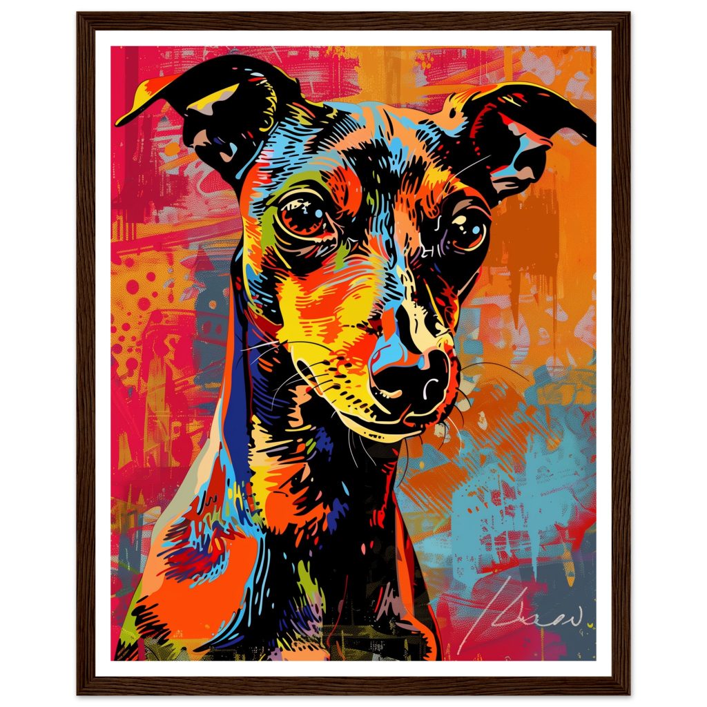 Brown Whippet - Andy Warhol - Poster