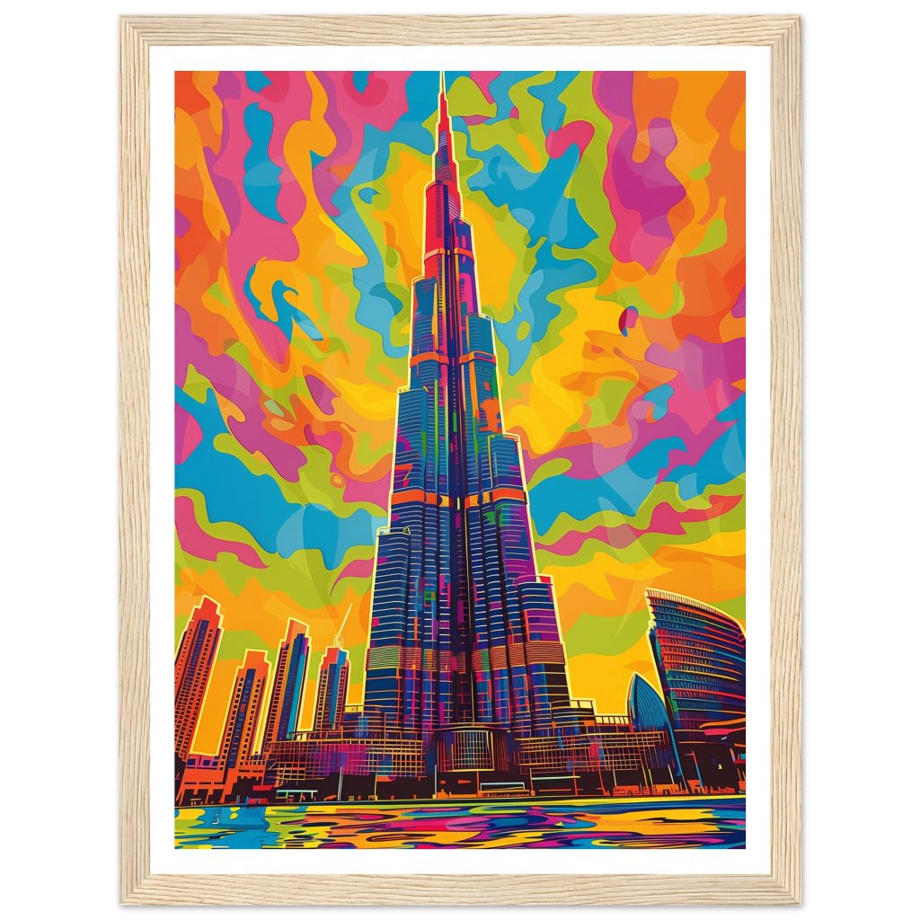 Burj Khalifa - Andy Warhol - Poster