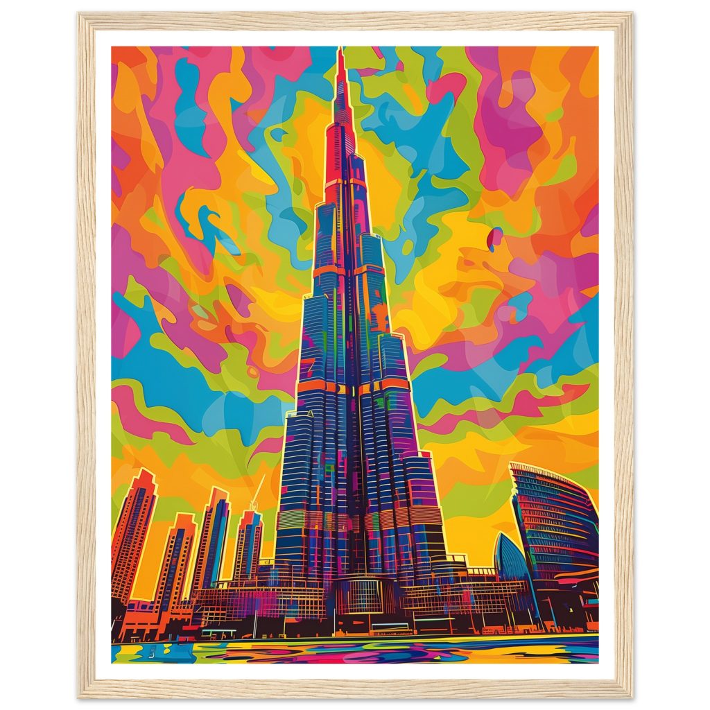 Burj Khalifa - Andy Warhol - Poster