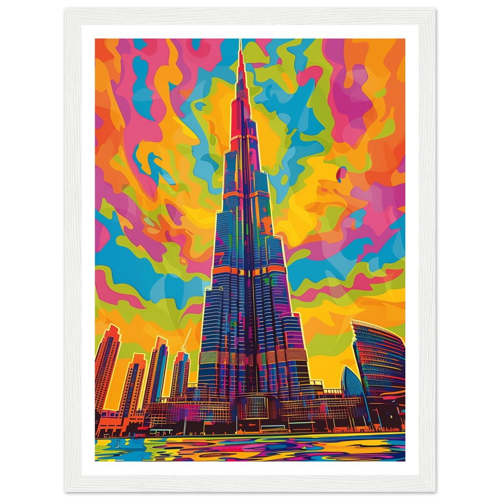 Burj Khalifa - Andy Warhol - Poster