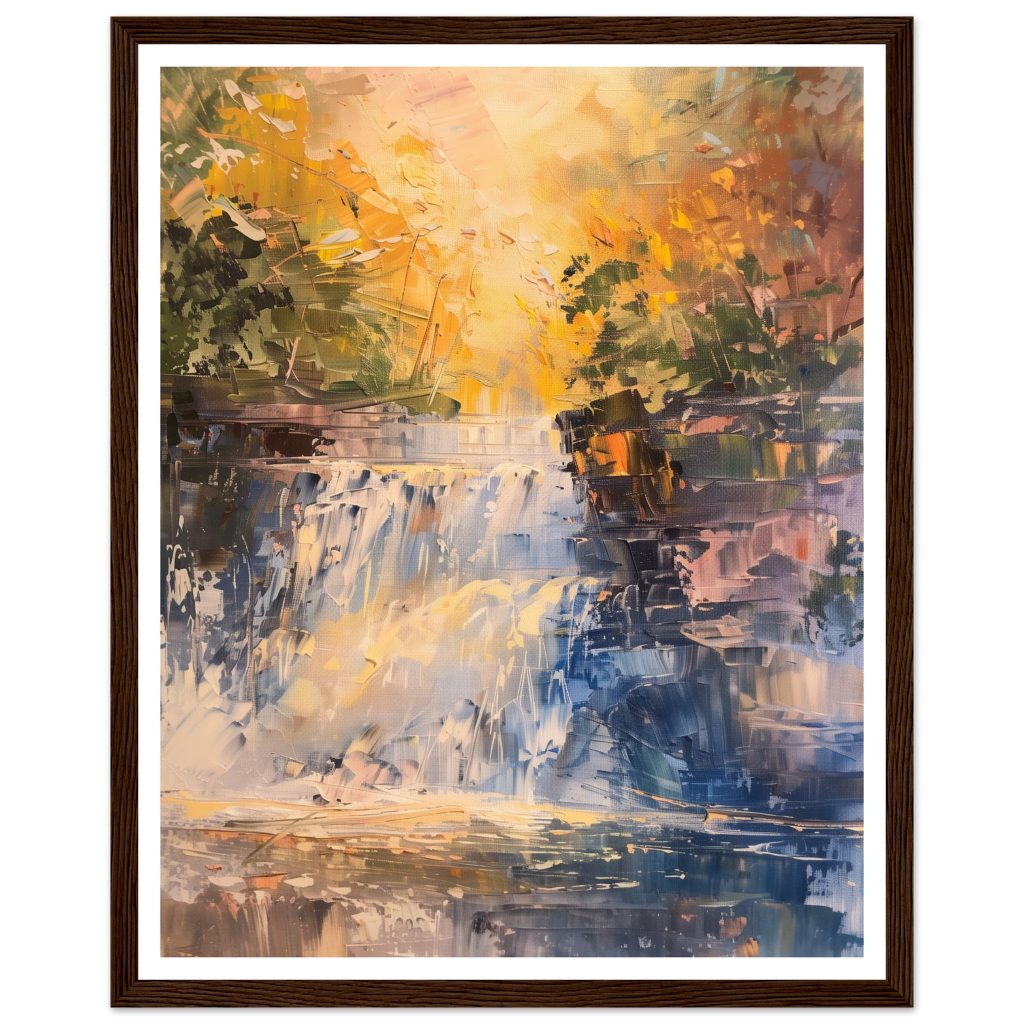 Victoria Falls - Claude Monet - Poster