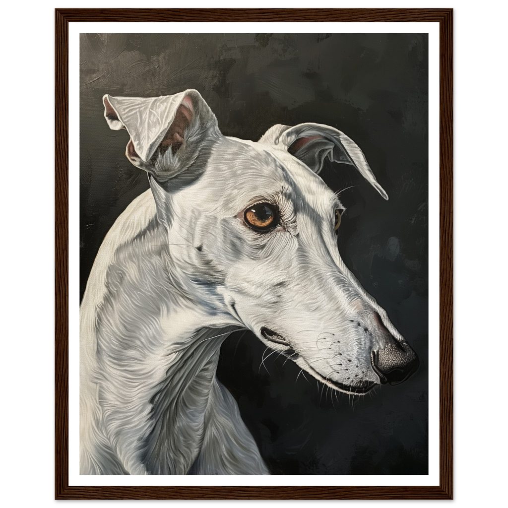 White Whippet - Rembrandt - Poster