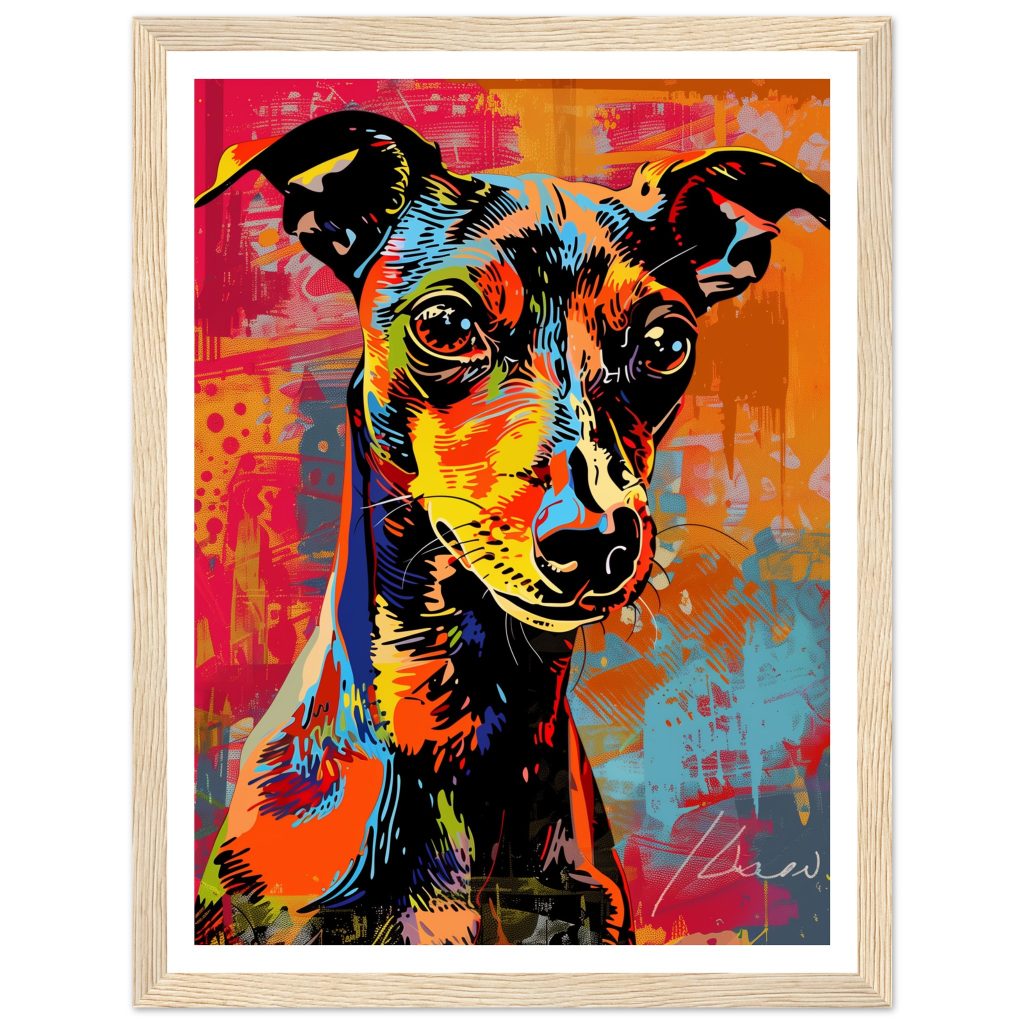 Brown Whippet - Andy Warhol - Poster