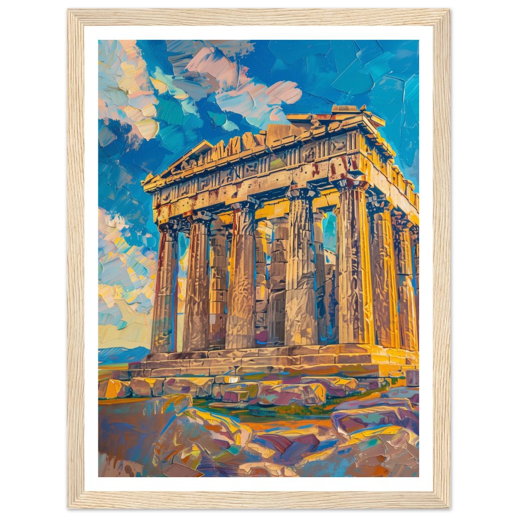 The Parthenon - Vincent van Gogh - Poster