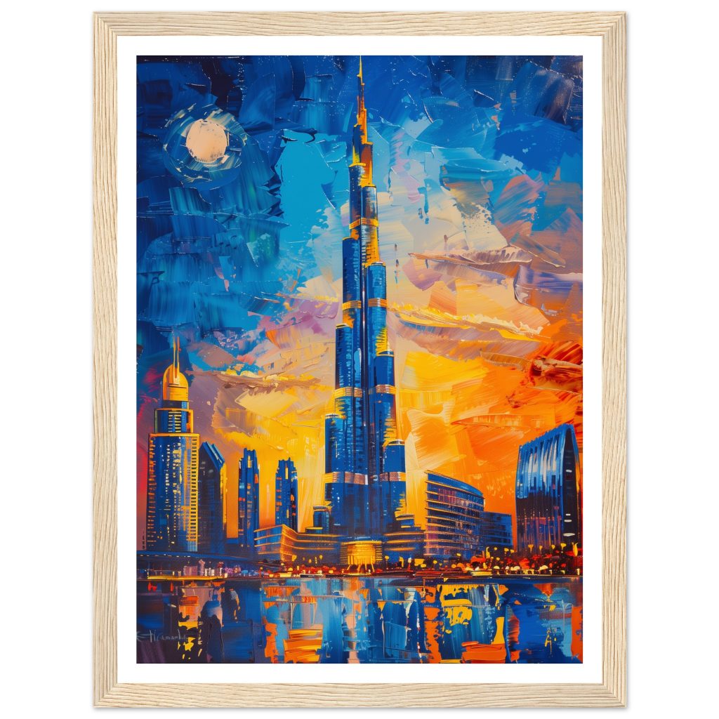 Burj Khalifa - Vincent van Gogh - Poster