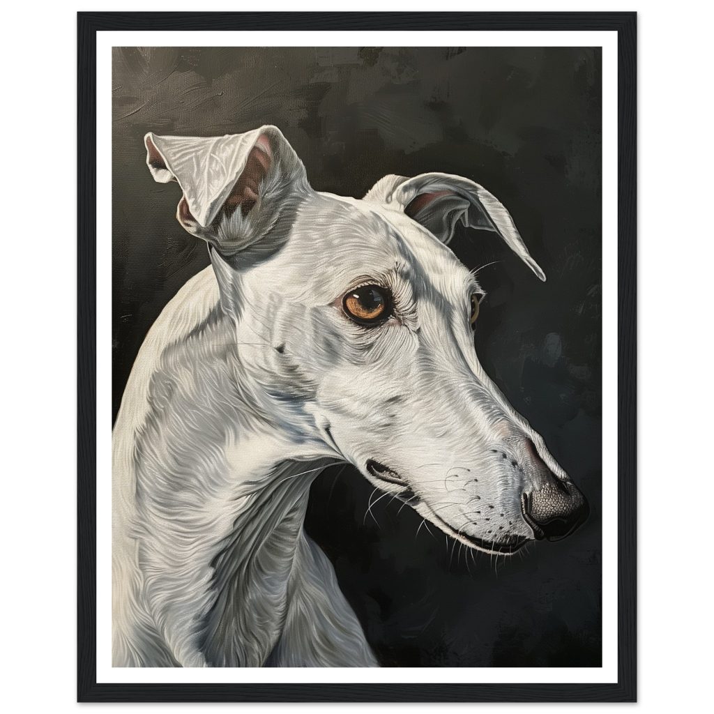 White Whippet - Rembrandt - Poster