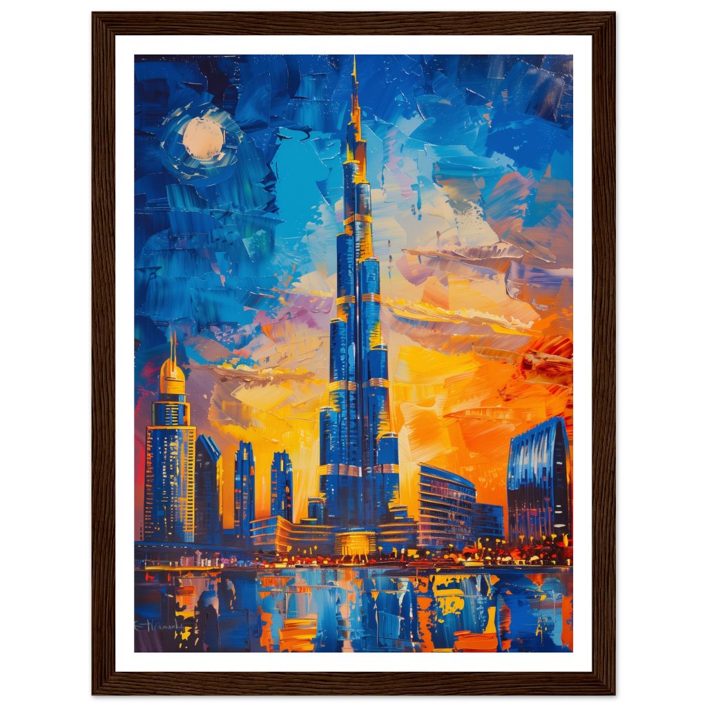 Burj Khalifa - Vincent van Gogh - Poster