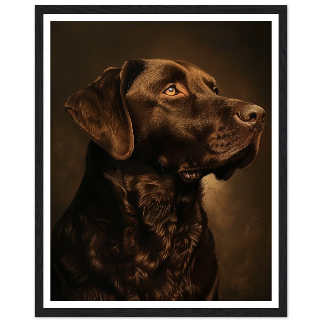 Brown Labrador - Rembrandt - Poster
