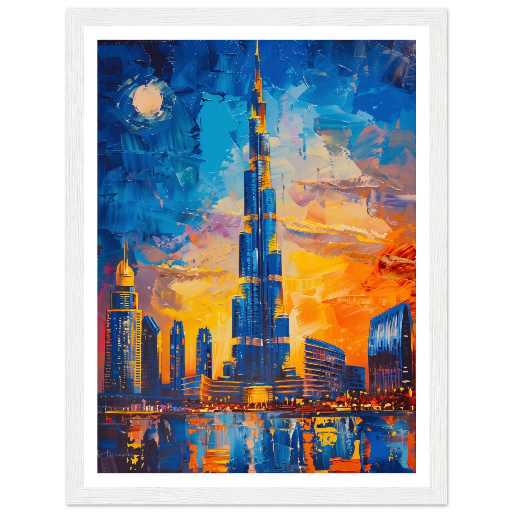 Burj Khalifa - Vincent van Gogh - Poster