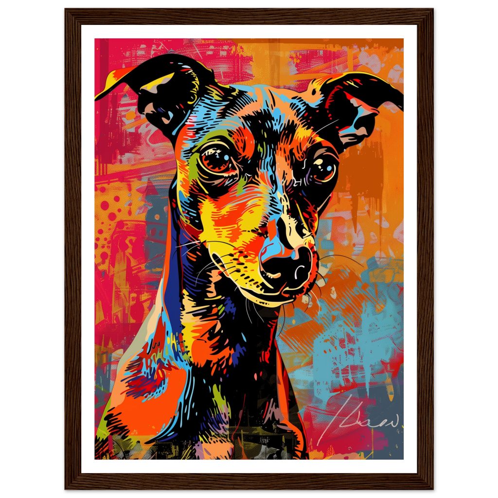 Brown Whippet - Andy Warhol - Poster