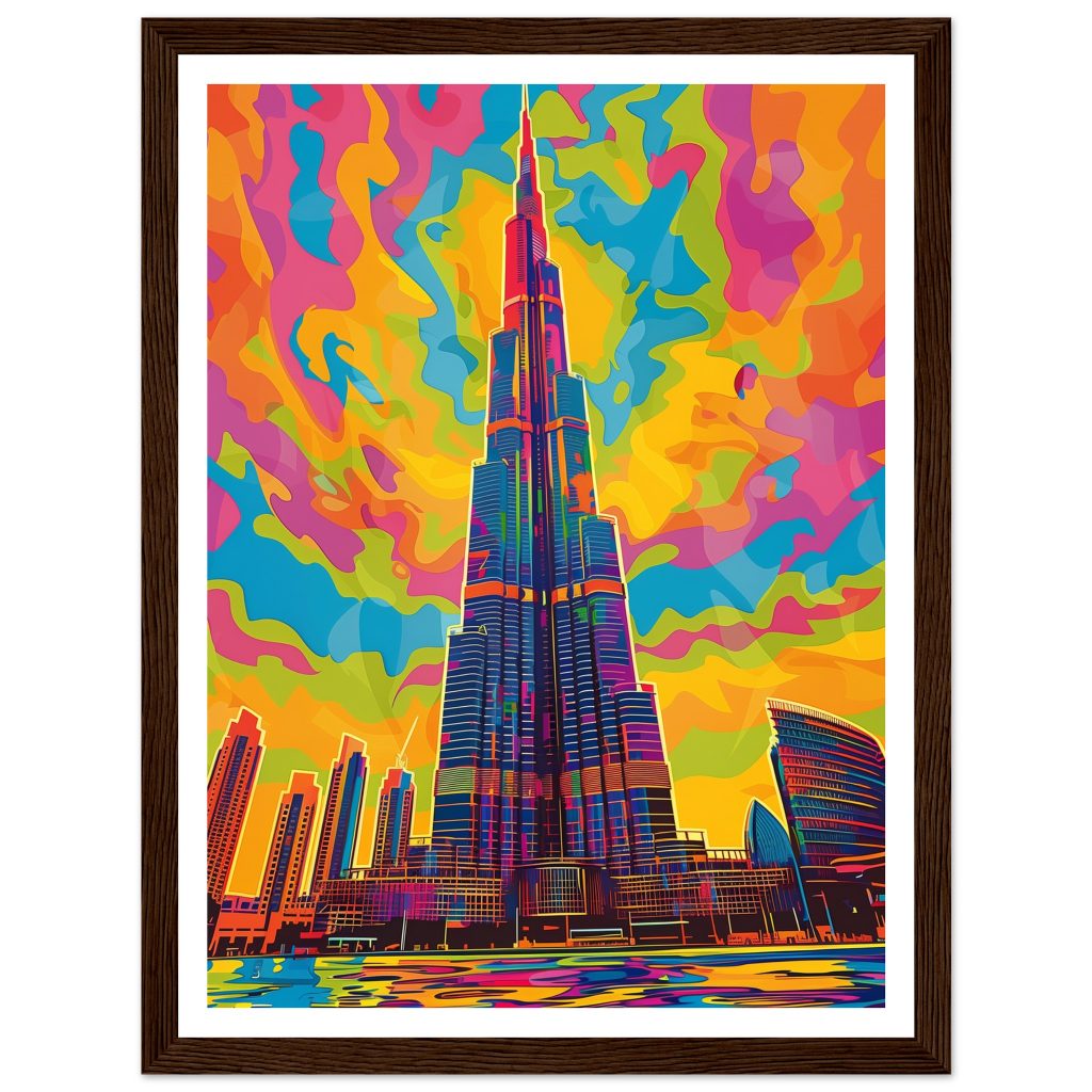 Burj Khalifa - Andy Warhol - Poster